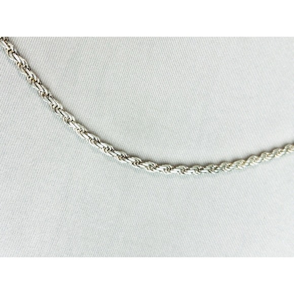 Jewelry - Sterling Silver Braided 30" Chain SIS Italy .925 Necklace